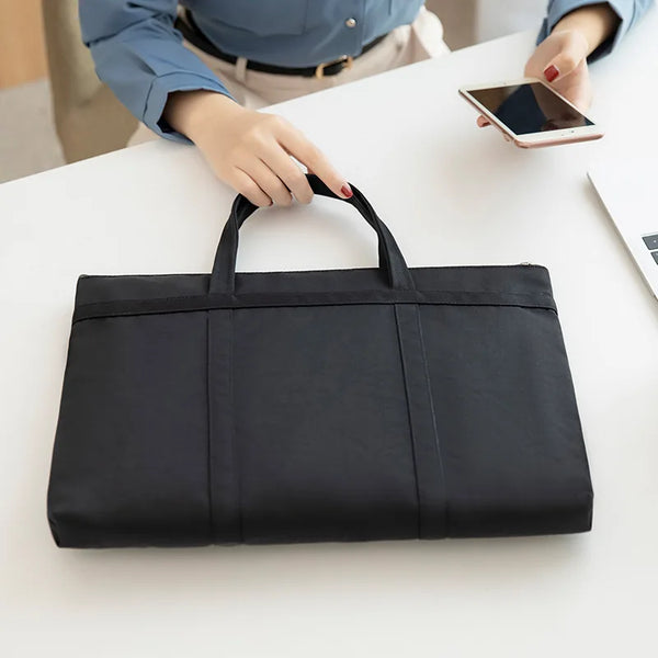 Sac Porte Document Femme - modèle noir