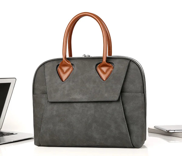 sac de travail pour femme gris anthracite