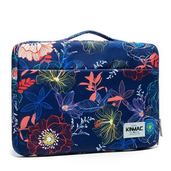 pochette ordinateur à fleurs pour femme