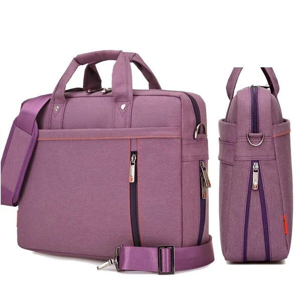 Sacoche Ordi 17 pouces Femme violette - Lia