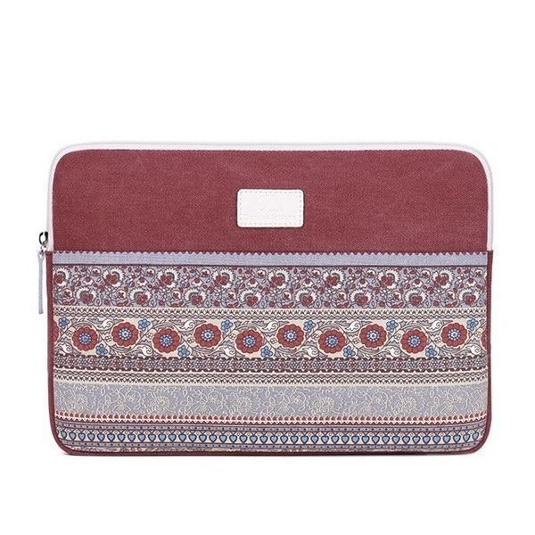 Housse Ordinateur 15 pouces (+ de tailles) - Ethnique Rouge