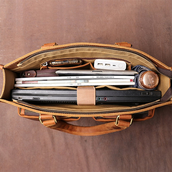 Sac Ordinateur Cuir - Baroque