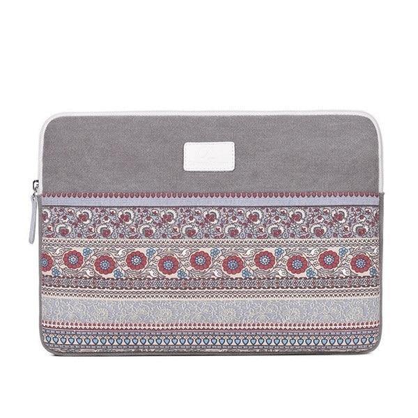 Housse Ordinateur 15 6 pouces (+ de tailles) - Ethnique Gris