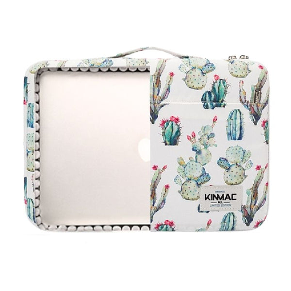 pochette ordinateur cactus