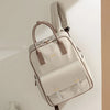 sac dos pour femme ordinateur beige chic 