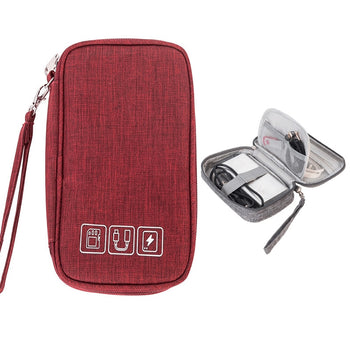 Trousse de rangement pour chargeurs - Rouge