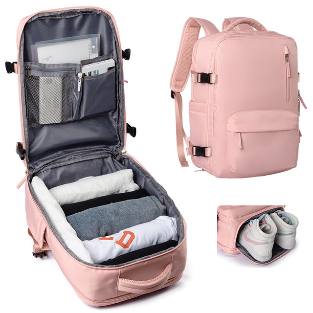 KROSER Sac à dos pour ordinateur portable de 17 pouces - Élégant sac à dos hydrofuge décontracté avec port USB - Sac de voyage pour homme et femme - Matelassé KROSER Sac à dos pour ordinateur portable de 17 pouces - Élégant sac à dos hydrofuge décontracté avec port USB - Sac de voyage pour homme et femme - Matelassé