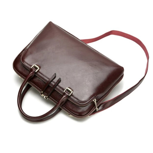 Sac pour femme en cuir veritable marron bronze lecoinpochette