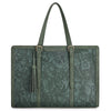 Sac Cuir Ordinateur Femme - Matcha