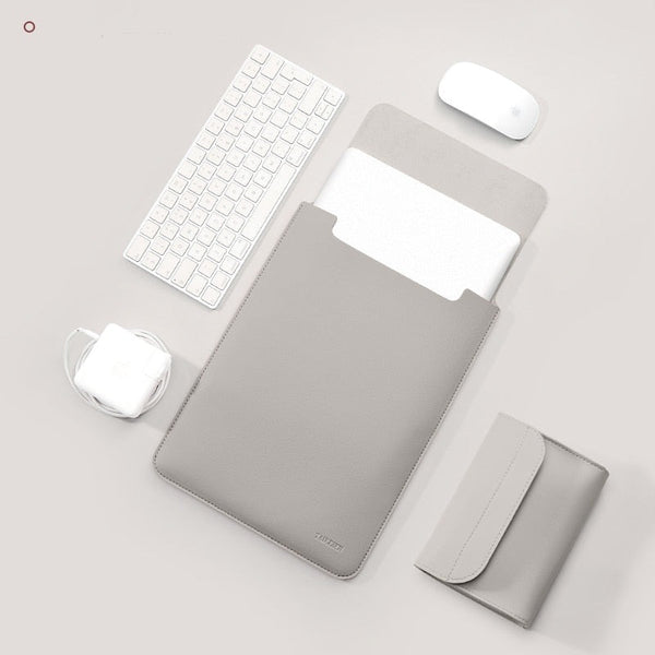 Pochette Ordi Mac ou PC fin + CADEAU - Argile