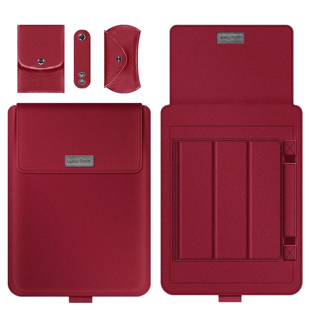 Classeur pour ordinateur portable en cuir PU coloré avec 12 pocommuniste, A5  Horizon Red Budget Binder
