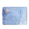 Pochette Ordi Portable - Marbre Water Bleu
